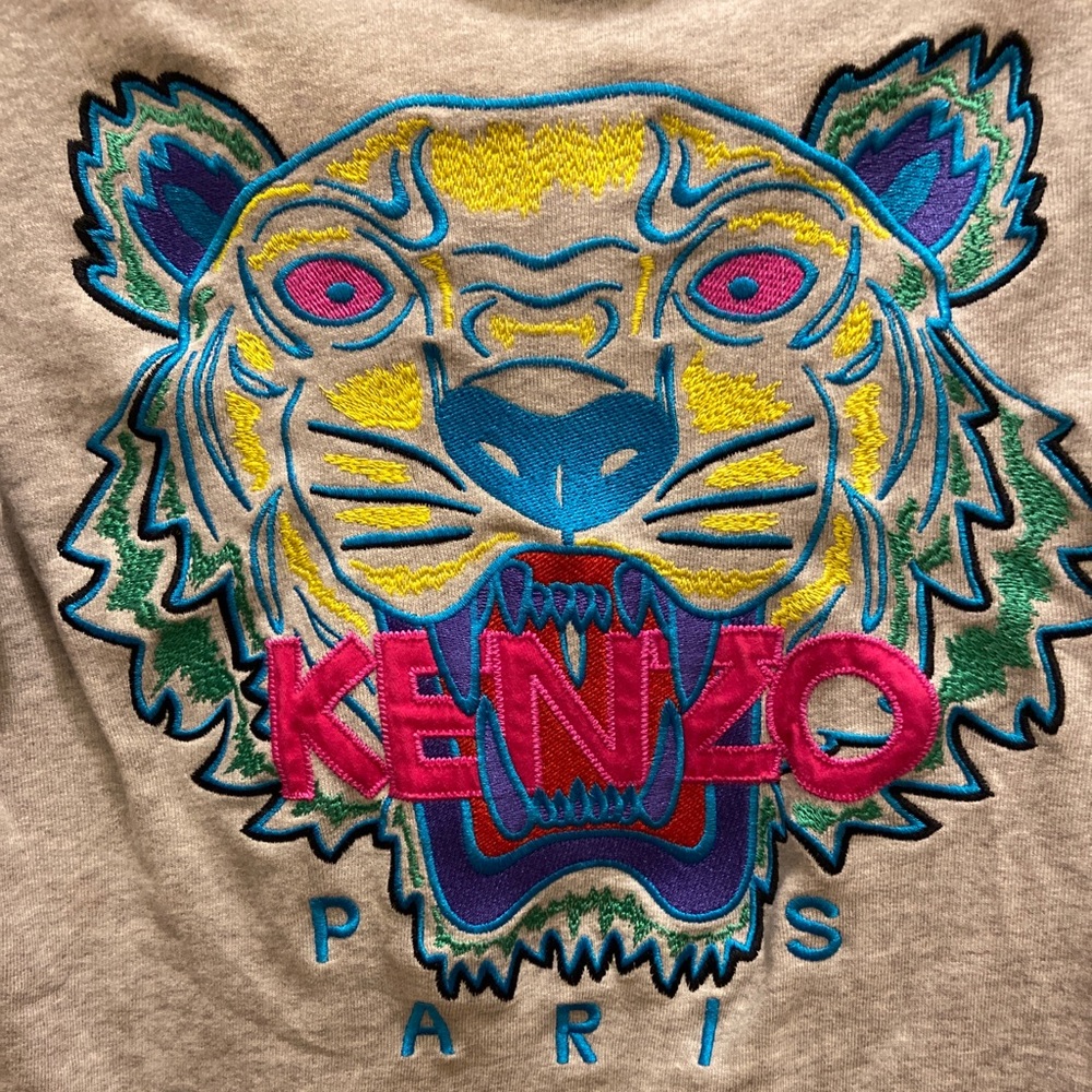 Grey Kenzo Paris Tiger Sweatshirt